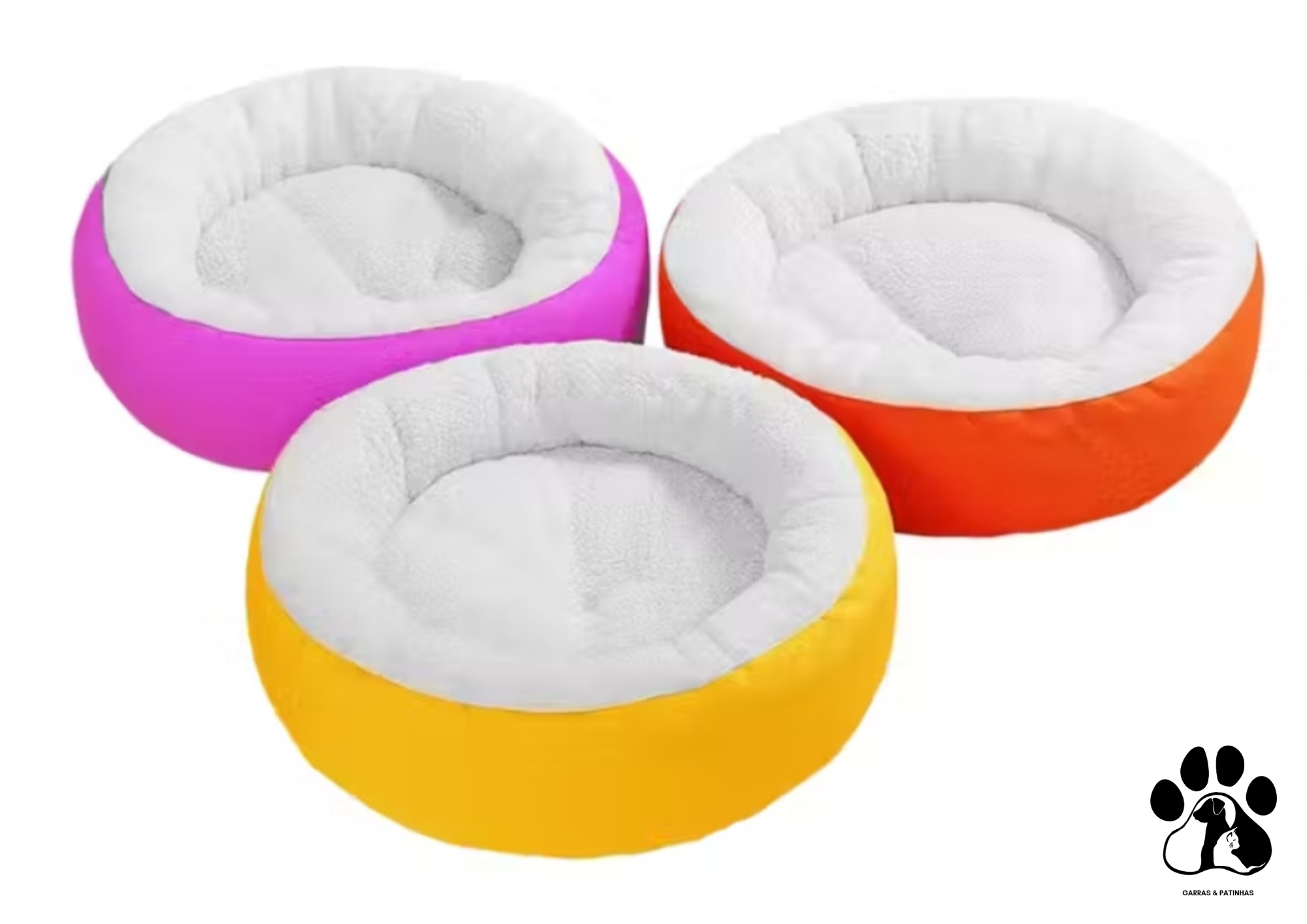 🐾cama , Caminha sherpa confortável para cães e gatos